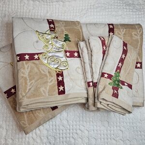 Angel Bath Towels & Handtowels Christmas Angels